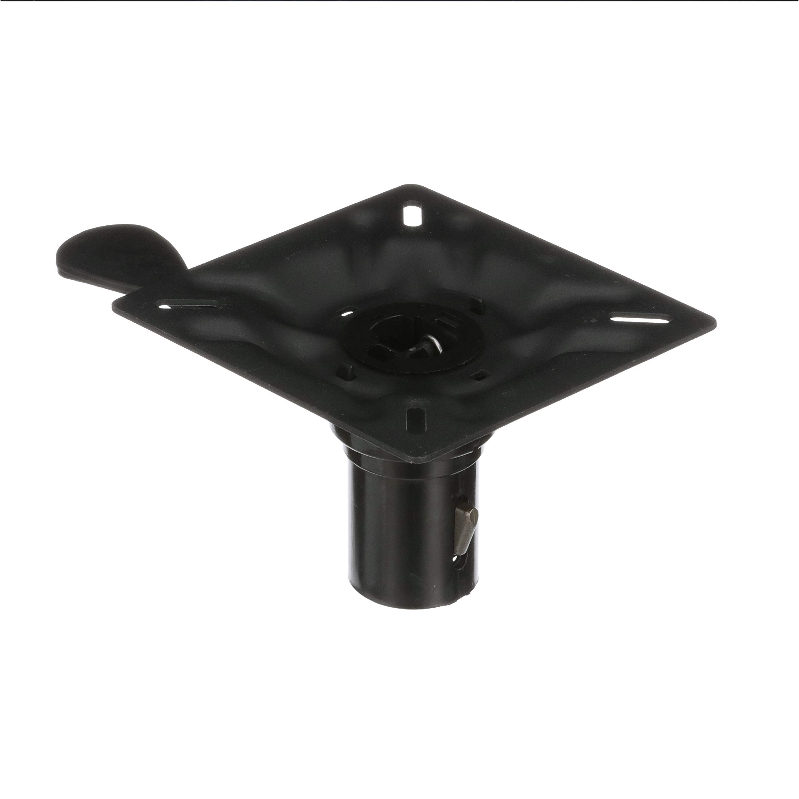 238152-7 Attwood Corporation 3 Degree Tilt Right Handle Seat Mount without Slider, Black