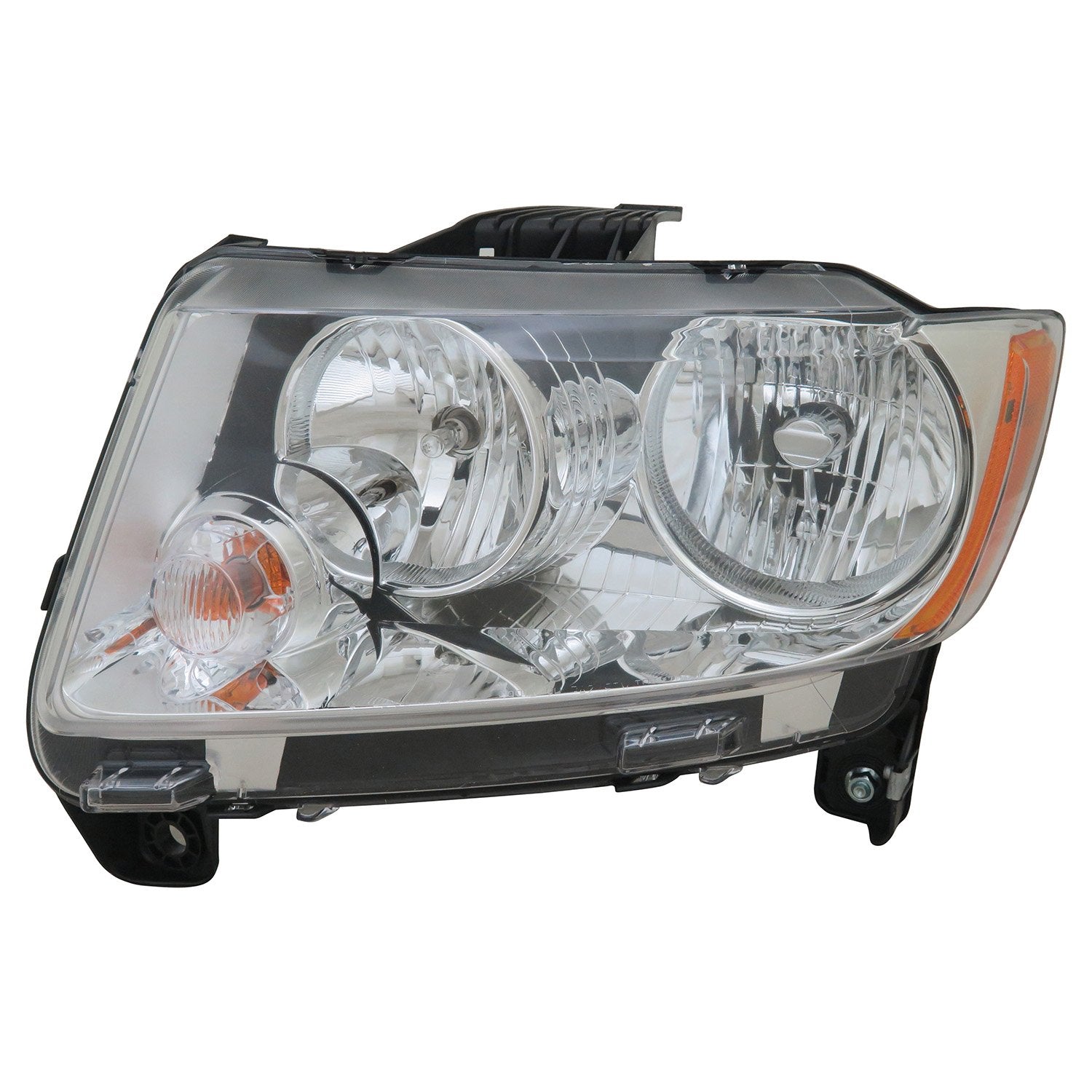 Left TYC Headlight Assembly Compatible with 2011-2013 Jeep Compass