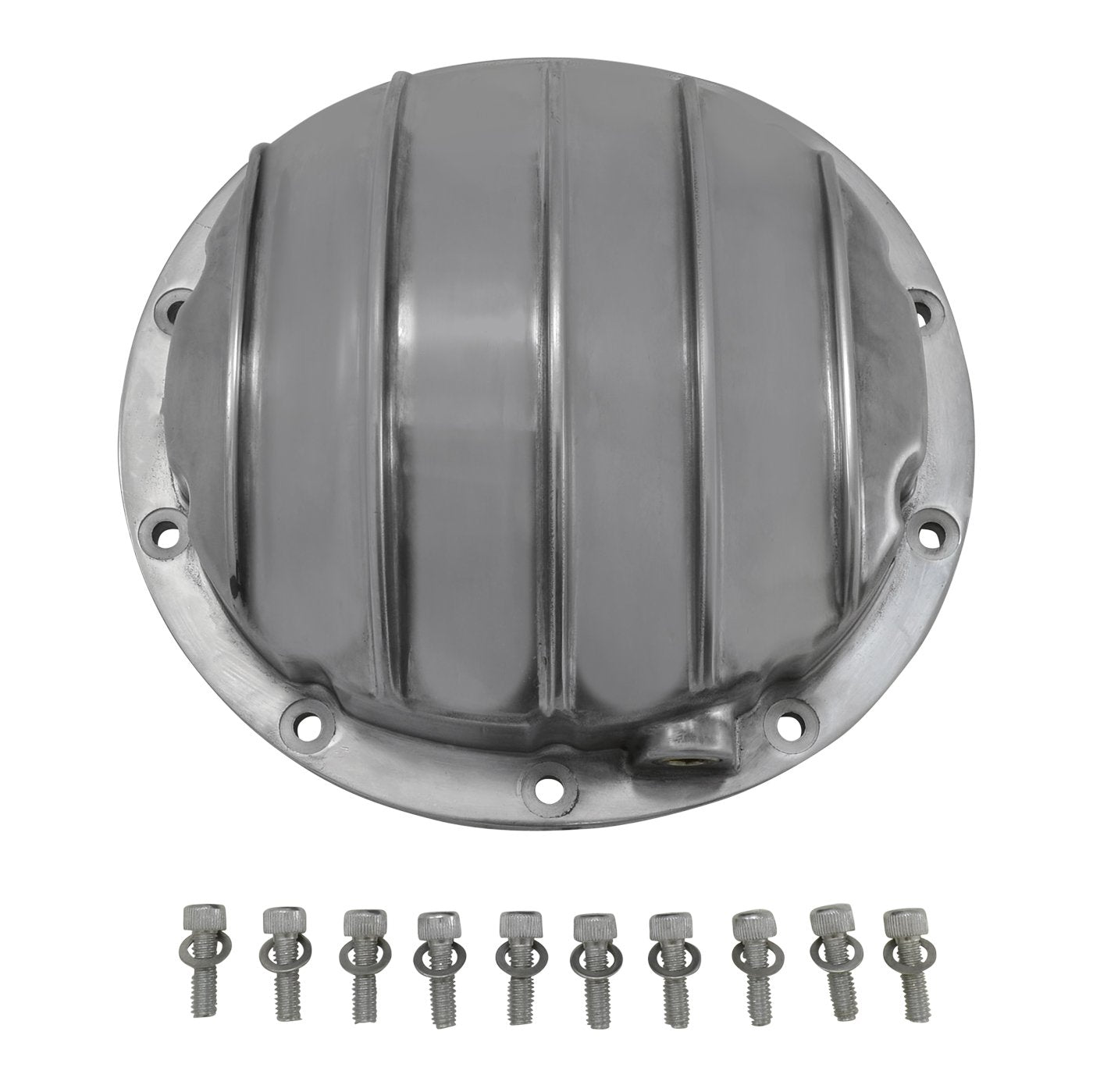 Yukon Gear & Axle Polished Aluminum Cover (YP C2-GM8.5-R) for GM 8.2/8.5/8.6 Rear Differential