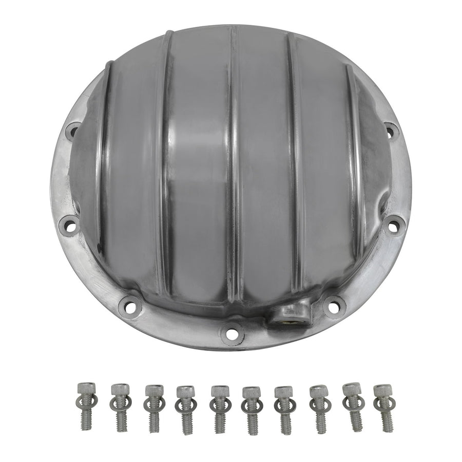 Yukon Gear & Axle Polished Aluminum Cover (YP C2-GM8.5-R) for GM 8.2/8.5/8.6 Rear Differential