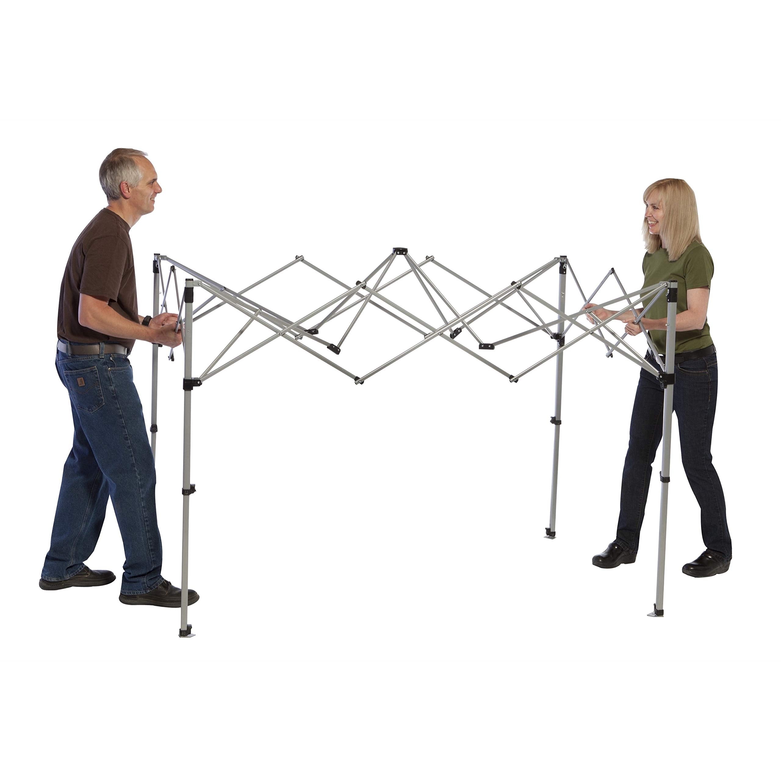 Coleman Sun Shelter Canopy with Instant Setup, Sun Shelter with Wheeled Carry Bag Sets Up in About 3 Mins, 7x5ft, 10x10ft, or 12x12ft Canopy for Sporting Events, Tailgating, Camping, & More
