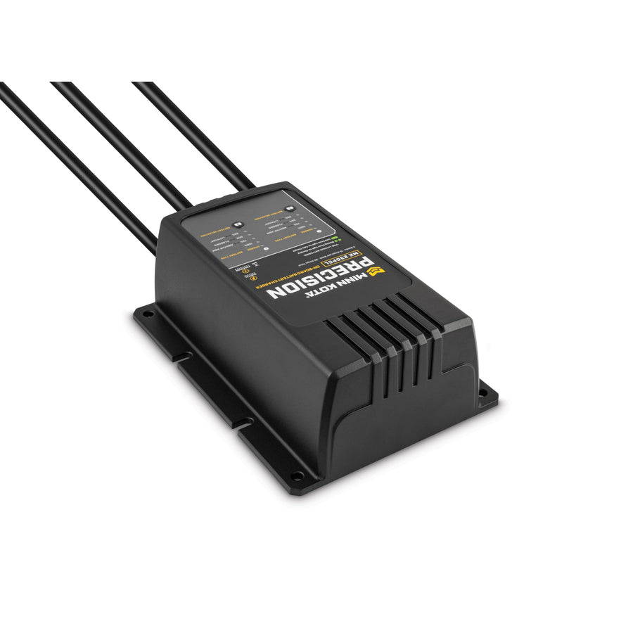 Minn Kota MK-230PCL Precision On-Board Marine Battery Charger – 2 Banks, 15 Amps Each