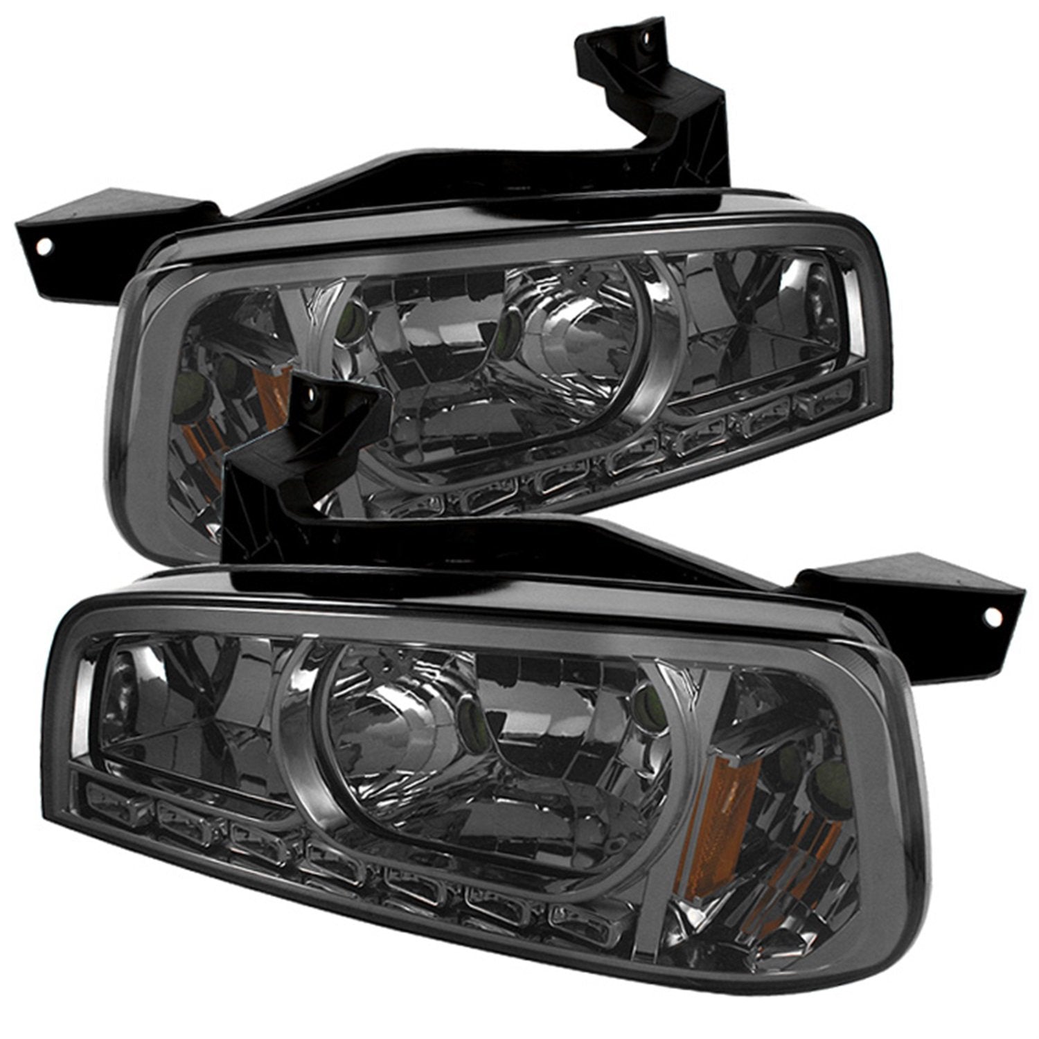 LED Crystal Headlights Xtune (HD-ON-DCH05-1PC-LED-SM)