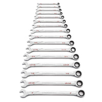 120XP GEARWRENCH 16 Pc. Universal Spline XL Ratcheting Combination Wrench Set, SAE - 86451