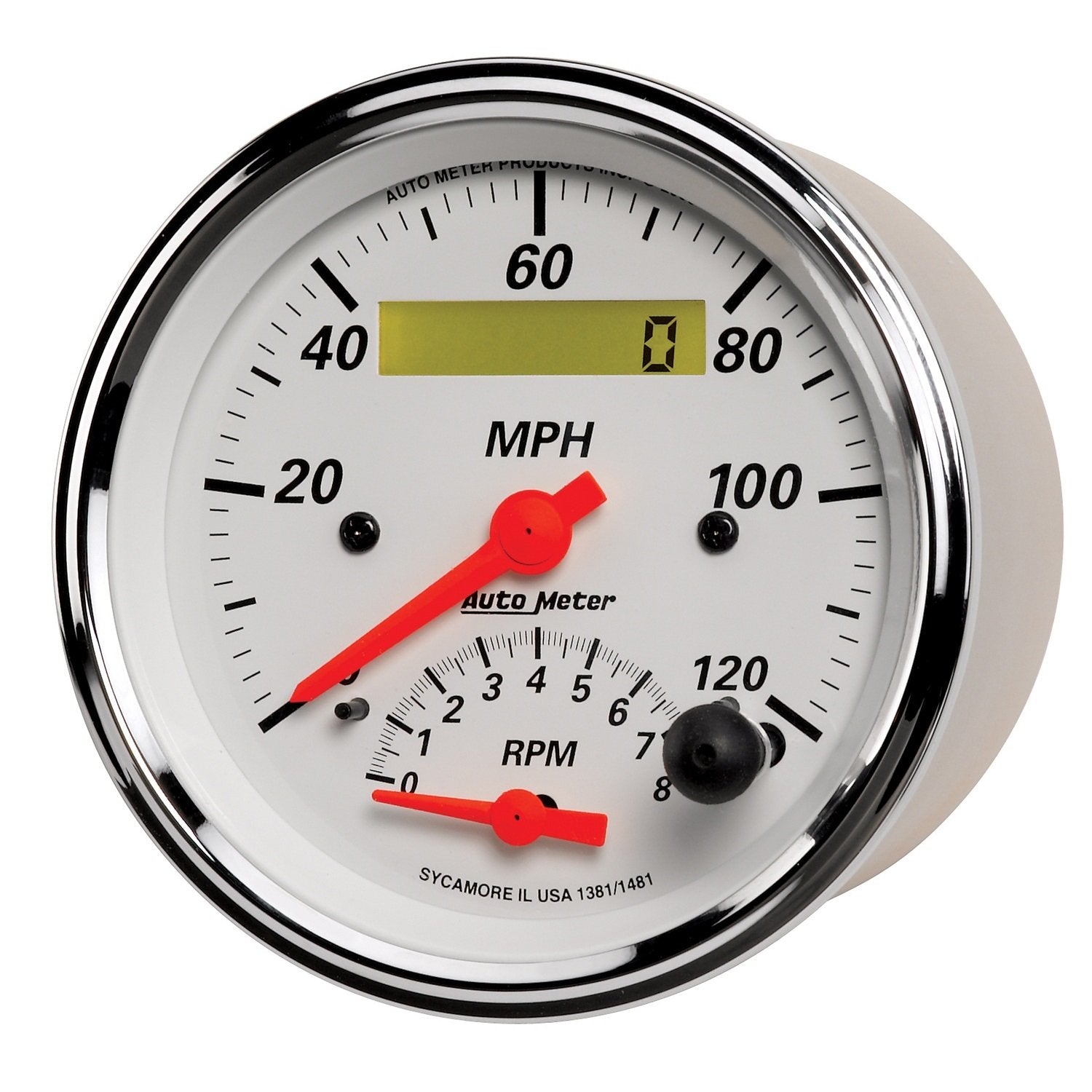 Auto Meter Arctic White Tach/Speedo Combo 1381