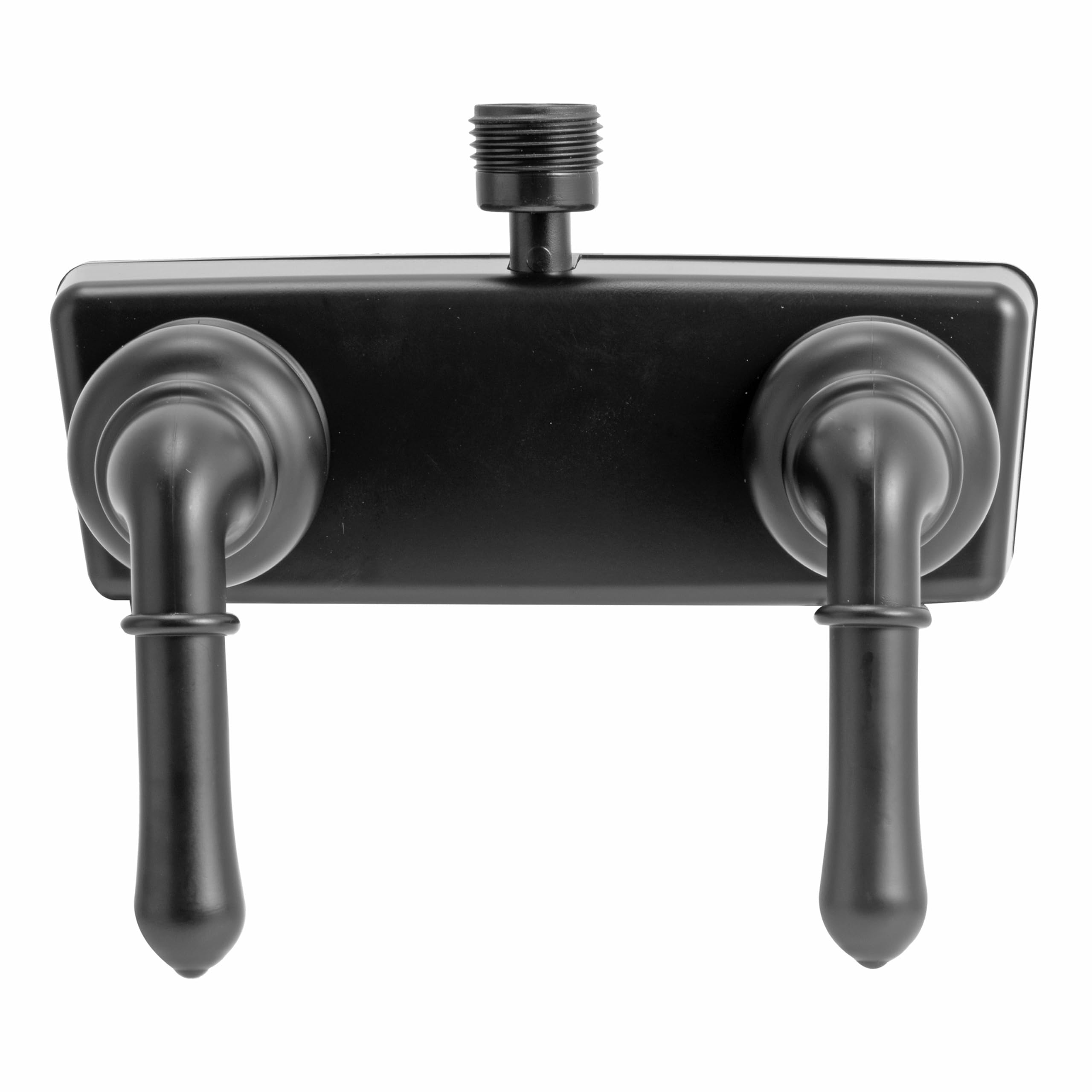 Dura Faucet RV Shower Faucet DF-SA100C-MB Valve Diverter with Classical Handles (Matte Black)