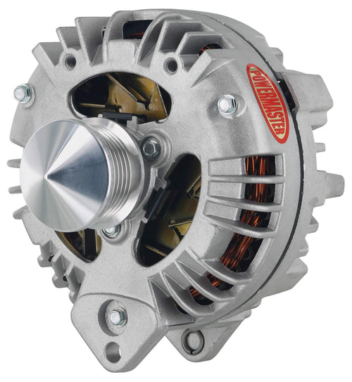 Alt Chrysler Powermaster Natural 100A 6 grv Pulley & Cone Squareback Double Field Ext Regulated