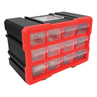 12-Drawer Performance Tool W5912 Interlocking Storage Cabinet with Ball Bearing Slides for Garage, Workshop, and Tool Organization