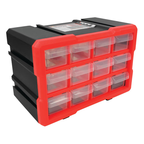 12-Drawer Performance Tool W5912 Interlocking Storage Cabinet with Ball Bearing Slides for Garage, Workshop, and Tool Organization