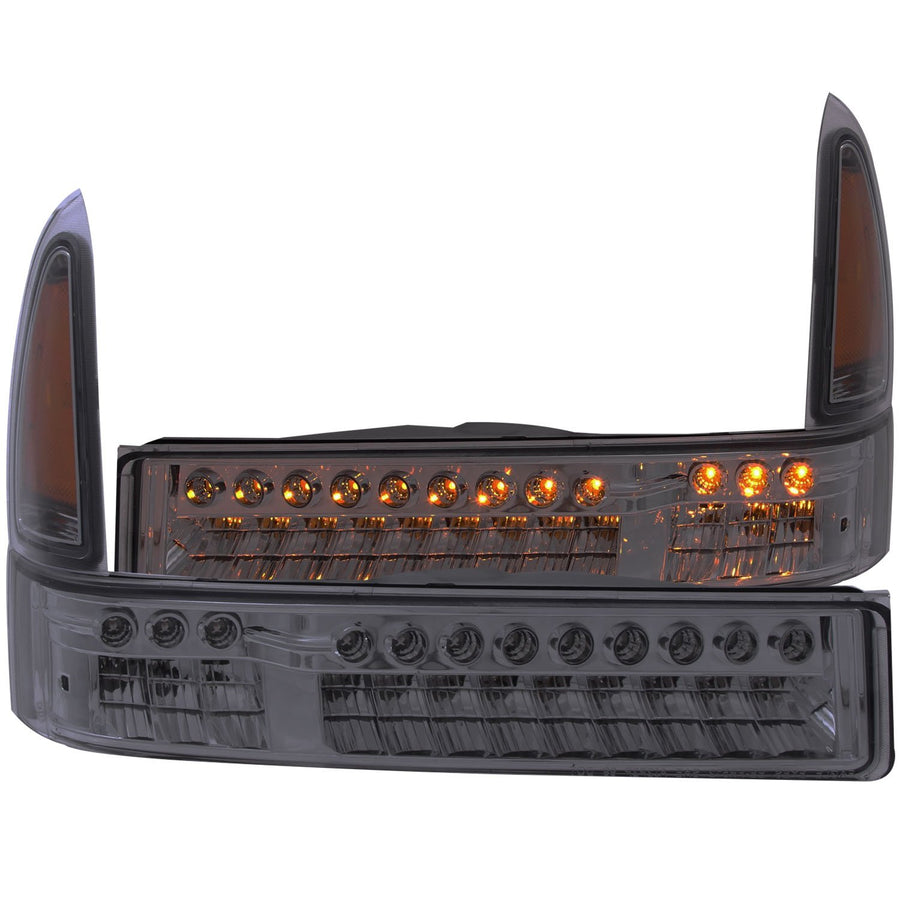 Smoke LED AnzoUSA Bumper Light - (Sold in Pairs)