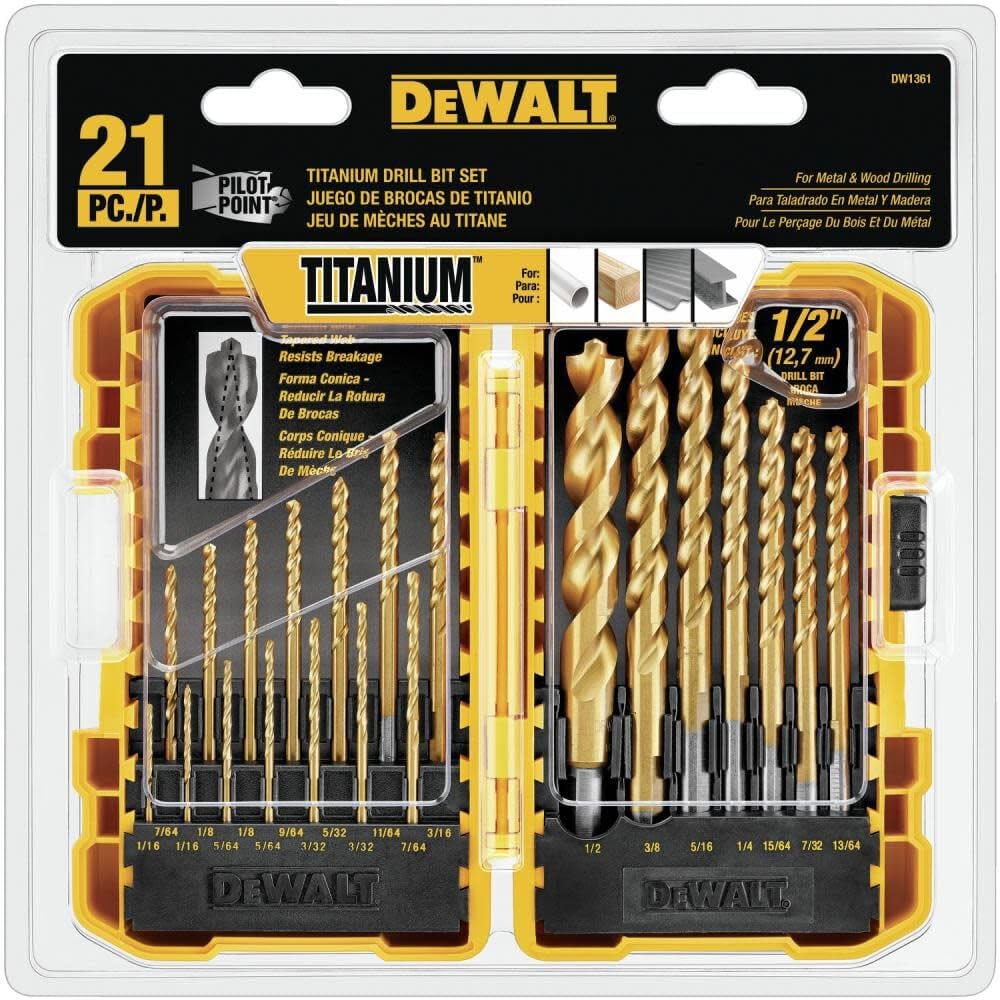 21PC DRILL BIT SET TITAN