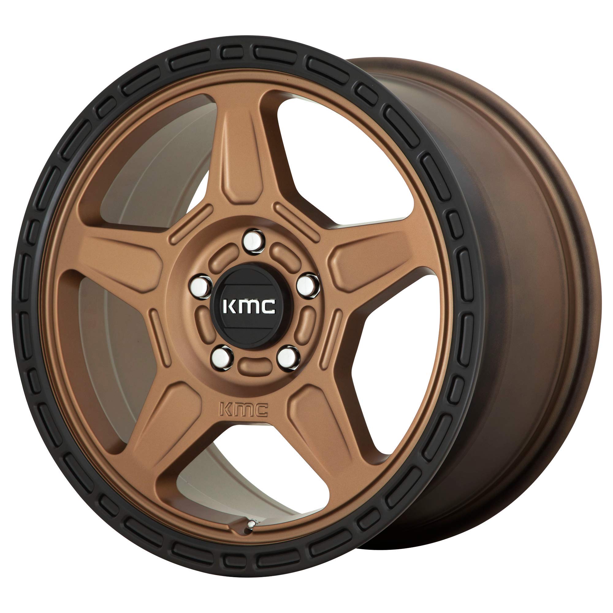 KMC KM721 5X5.0 17X8 M-BRZ BLK LP 38MM - KM72178050638