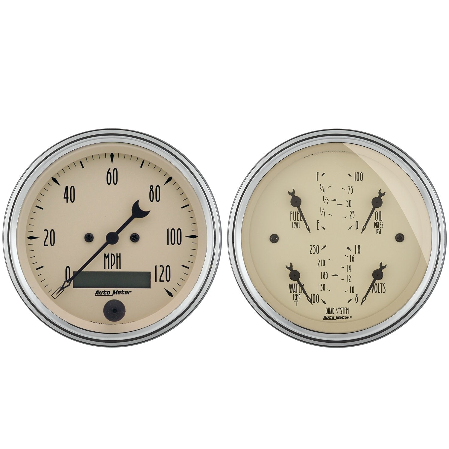 Auto Meter Street Rod 1800 Antique Beige Kit