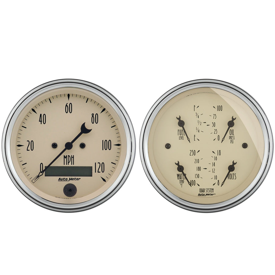 Auto Meter Street Rod 1800 Antique Beige Kit