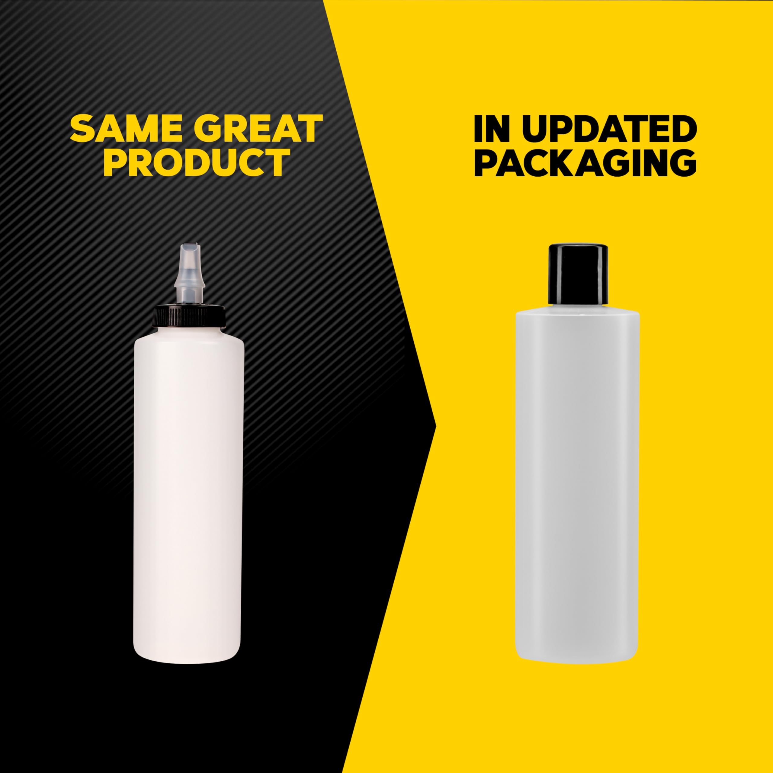Meguiar's Dispenser Professional Bottle D9916 - Empty Squeeze Bottle with Self-Cleaning Pop Top to Prevent Clogs, Perfect for a Variety of Detailing Products, Refillable Dispenser Bottle, 16 Oz
