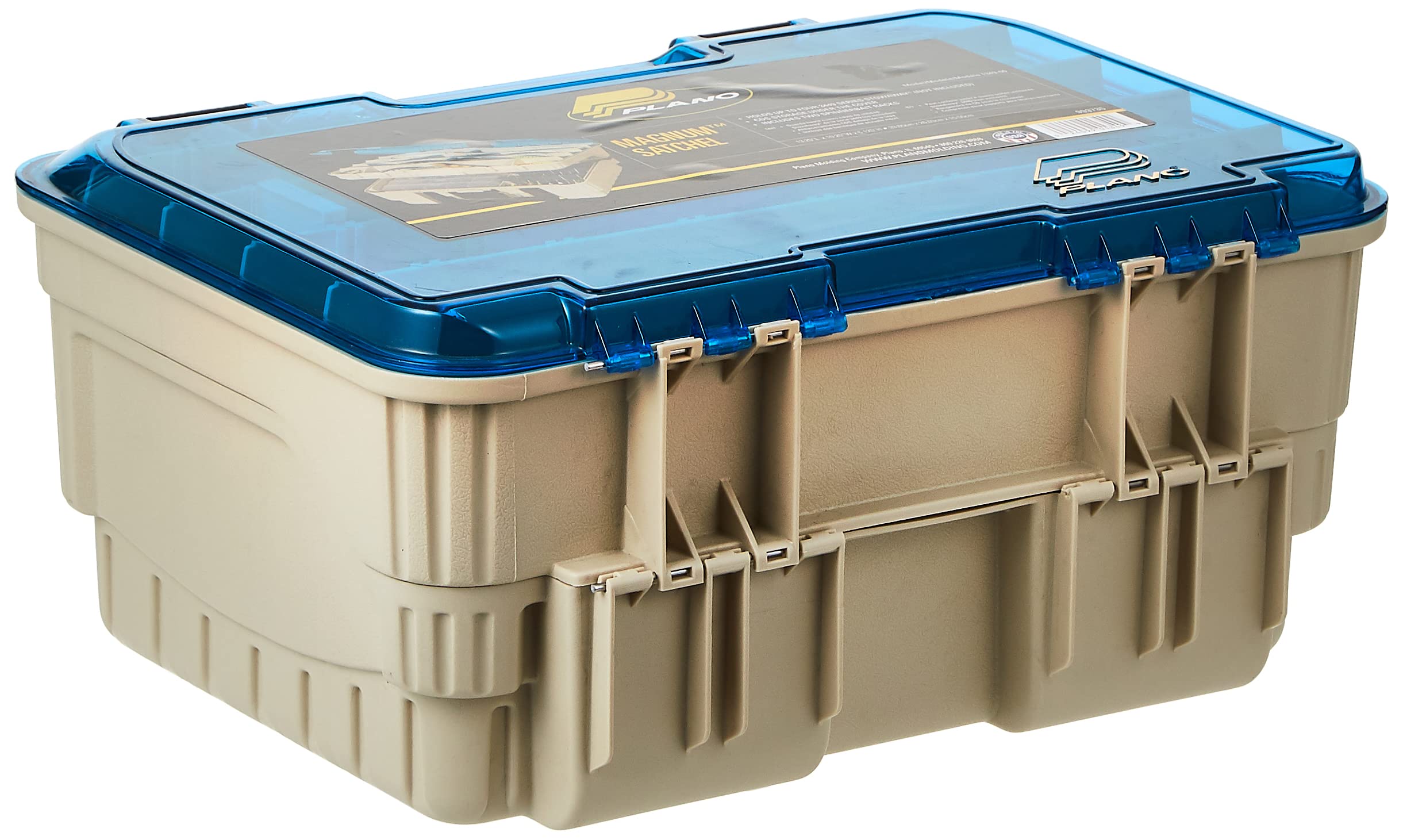 Plano Two Level Magnum 1349-00 Tackle Box, Sandstone/Blue, One Size