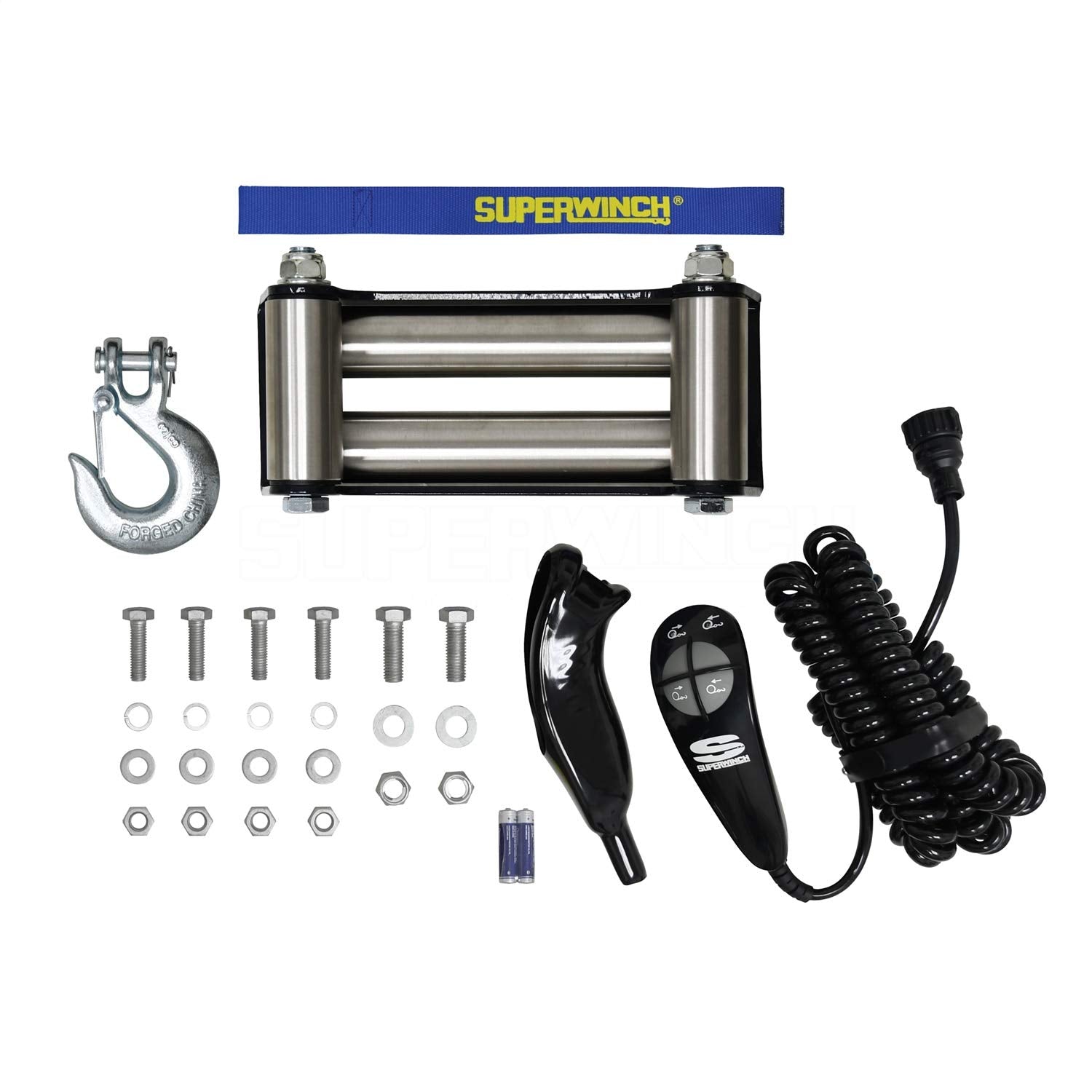 Talon 9.5 Superwinch 1695200, 12 VDC winch, 9,500 lb/4,309 kg capacity with roller fairlead