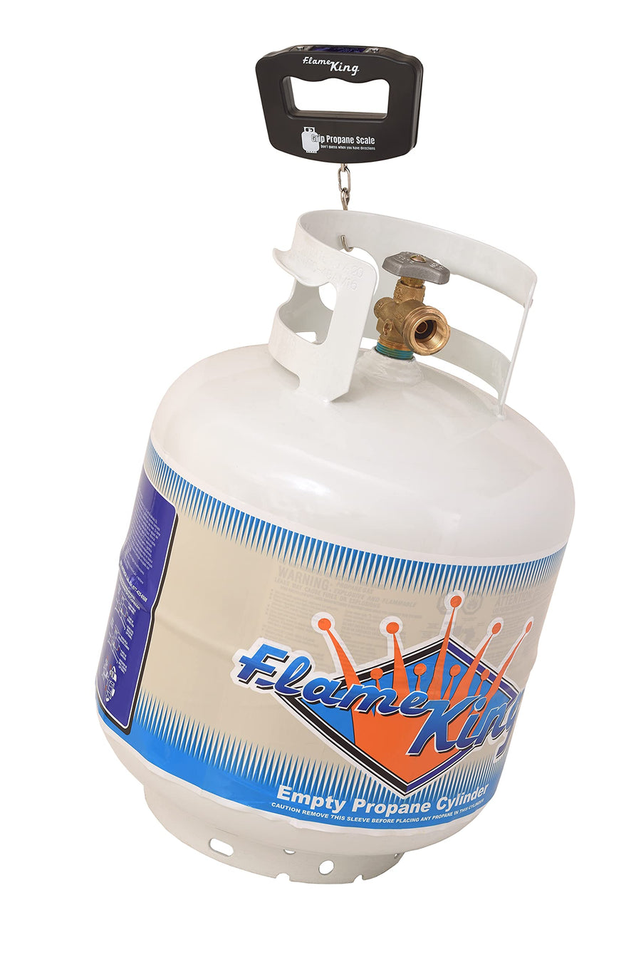 Flame King Digital Scale for 5LB, 10LB, 20LB, 30LB, 40 LB Propane Tank, (Black)
