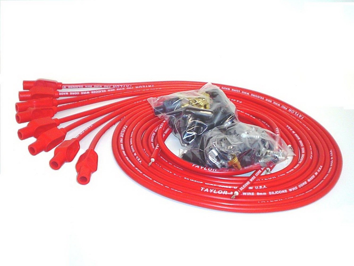 Taylor Cable 8mm Red Universal Fit TCW Pro-Wire Ignition Wire Set