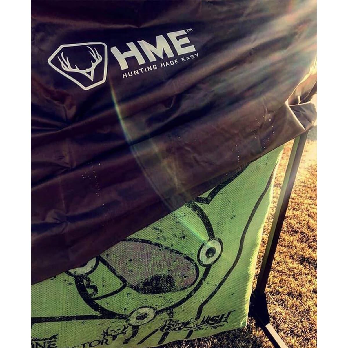 HME Universal Cover Target for Archery & Hunting Practice Durable Weatherproof Protective Cover for 3D Targets & Bag Targets, Olive color