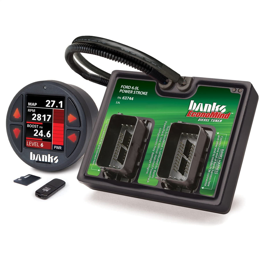 Banks Power - 03-07 Ford F-250/F-350/F-450 Economind 6.0L Diesel Tuner w/Banks iDash-1.8 DataMonster (61451)