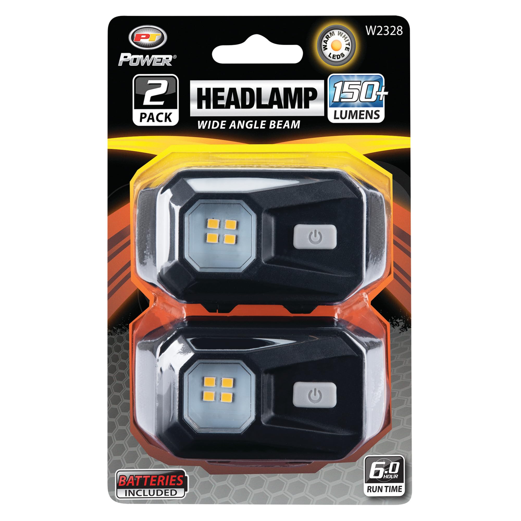 150+LM Mini Headlamps PT 2 pk. - W2328