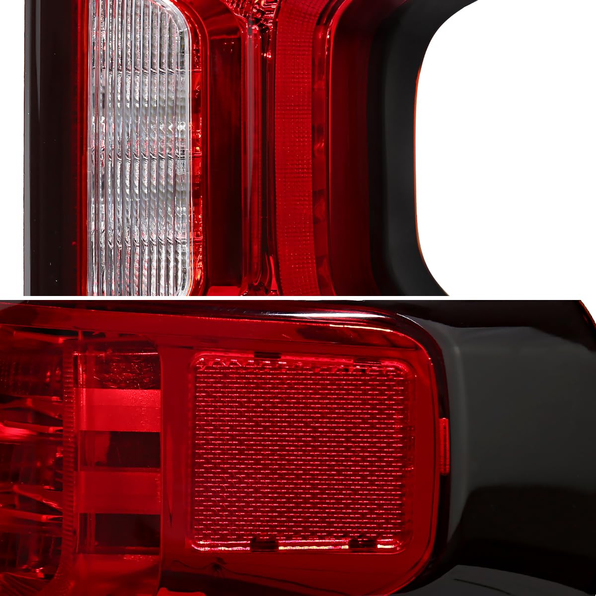 Full LED Tail Lights SPEC-D TUNING Compatible with 2019-2023 Chevy Silverado 1500, Left + Right Pair Tail Lamp Assembly