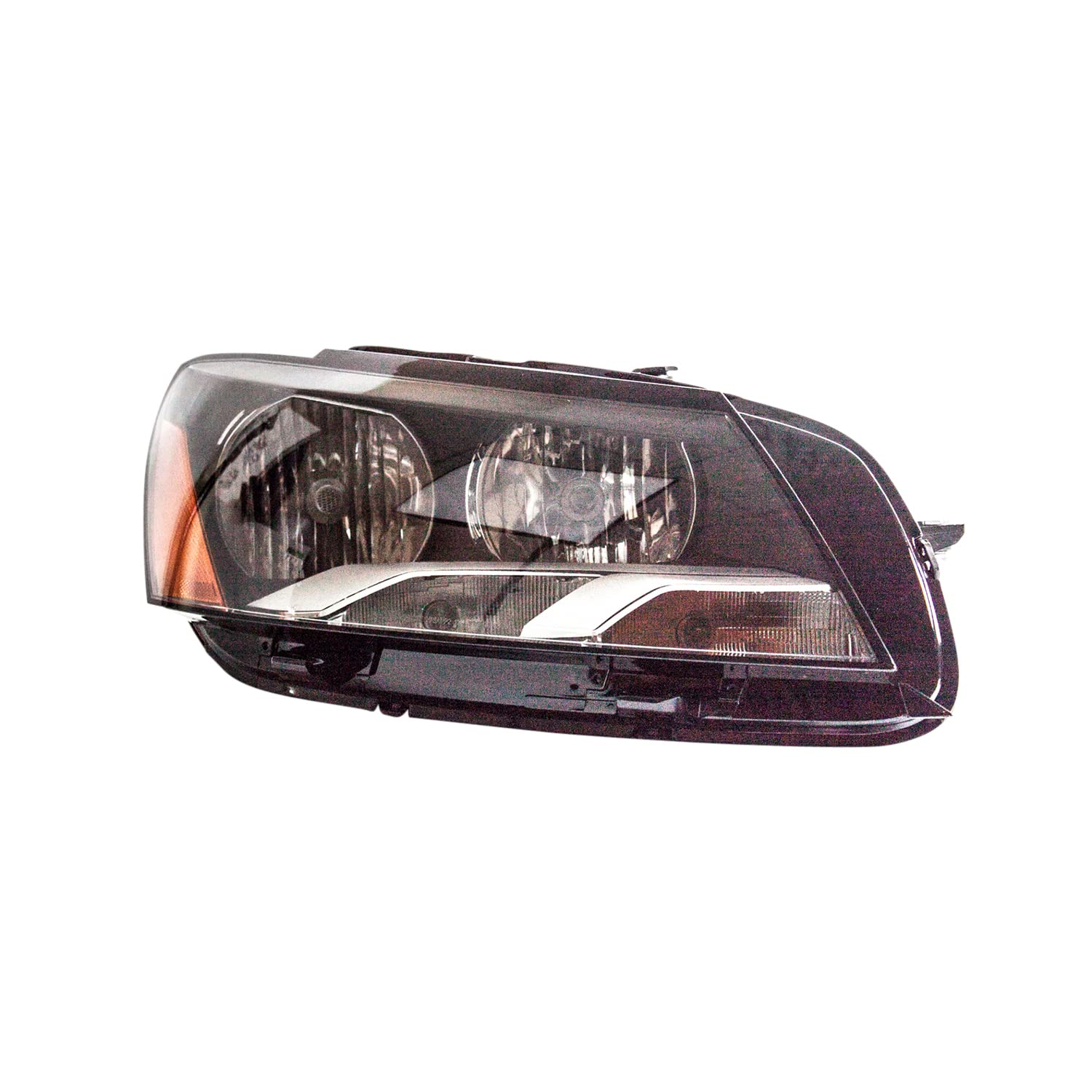 Right TYC Headlight Assembly Compatible with 2012-2015 Volkswagen Passat