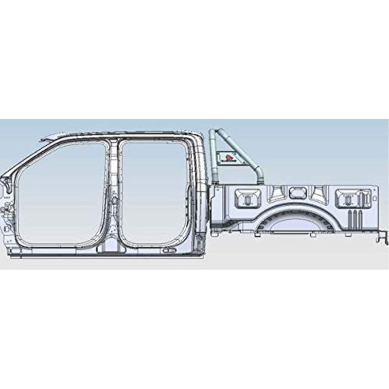 Black Off Road Horse Classic Roll Bar Black Compatible with 1999-2023 Ford F-250 Super Duty|1999-2023 Ford F-350 Super Duty|1999-2023 Ford F-450 Super Duty-RB015BK