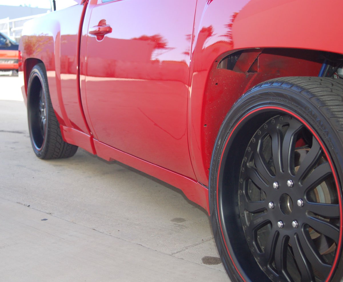Chevy Silverado Street Scene 950-70170 Urethane Standard Cab Side Skirt
