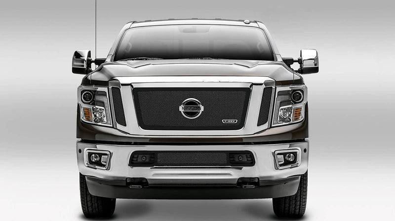 T-Rex Upper Class Black 51785 T-Rex Nissan Titan Blk Mesh Grille