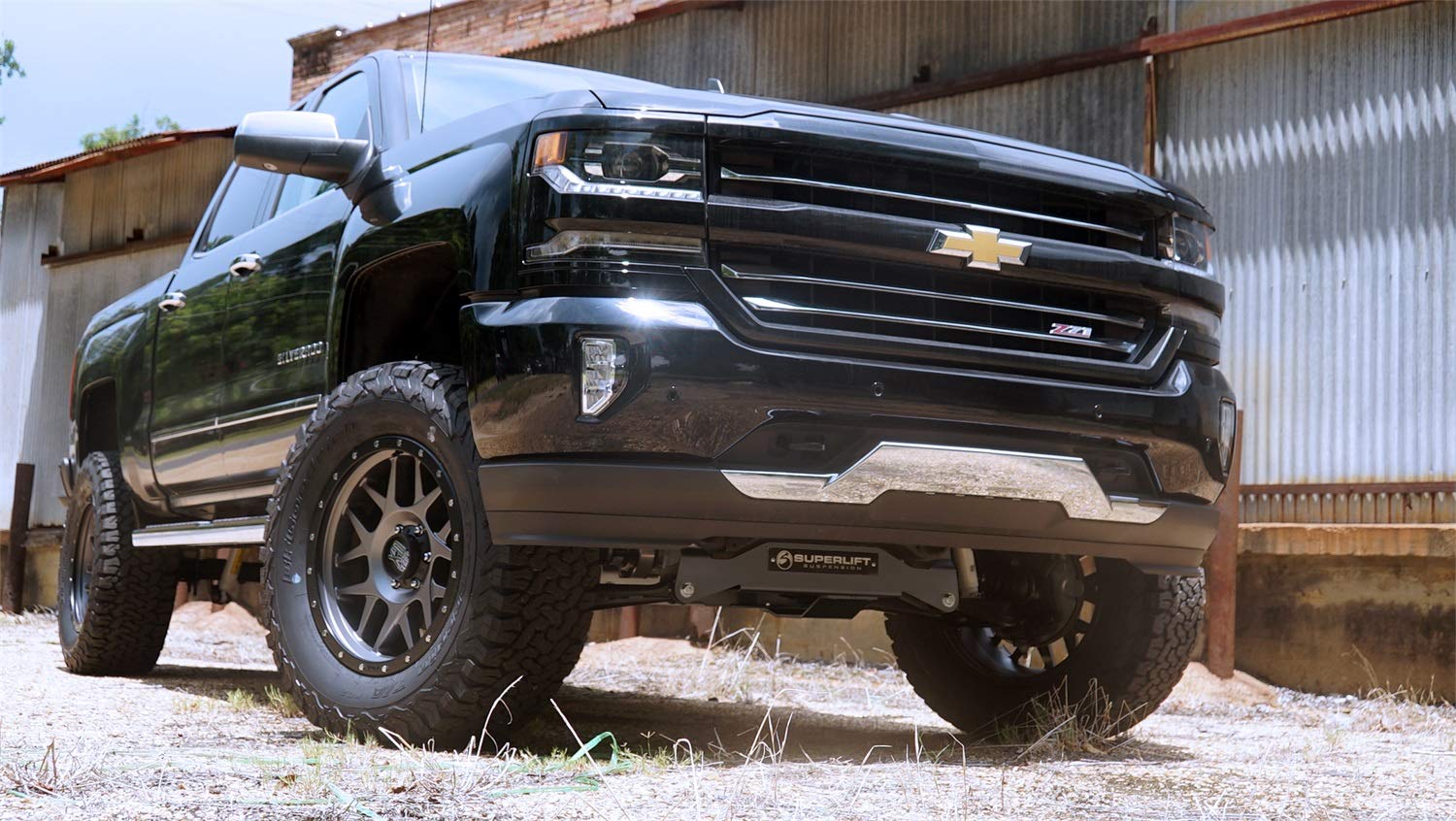 SUPERLIFT SUSPENSION RealTruck 6.5" Lift Kit | Complete Lift Kit with Rear Bilstein 5100 Shocks | K181B | Fits 2014-2019 Chevrolet Silverado/GMC Sierra 1500 2WD Legacy w/ OE Alum. or Stamp. Steel Arms