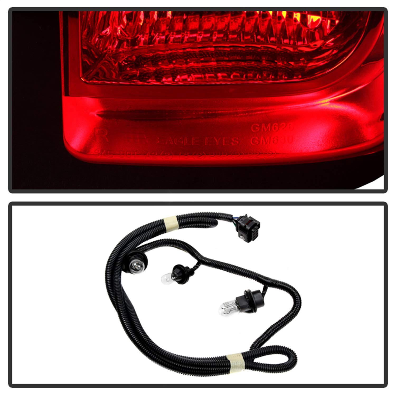 Chevy Silverado Right Passenger Side Tail Light Xtune ALT-JH-CS14-OE-R, Red, (9031922)
