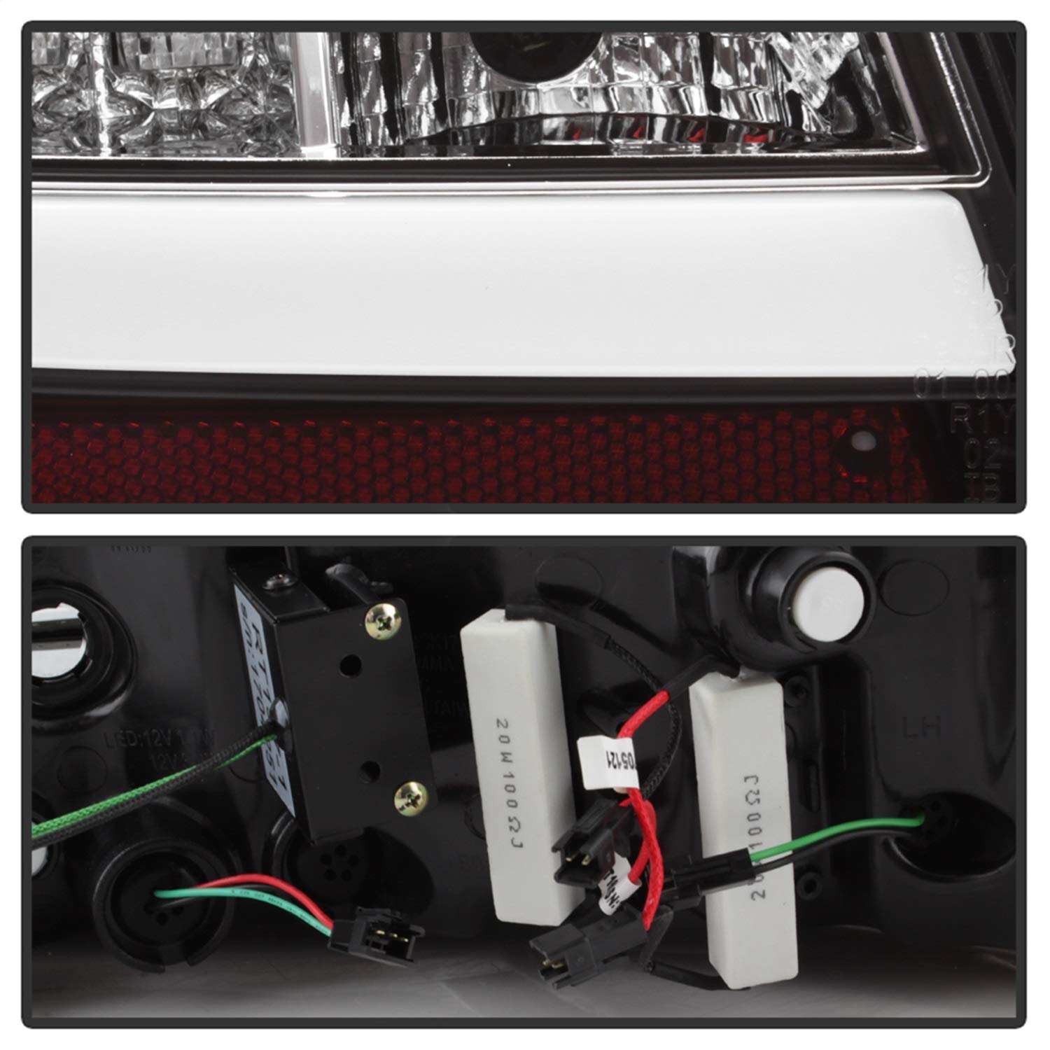 LED Tail Lights Spyder (ALT-YD-AA609-LED-BK)