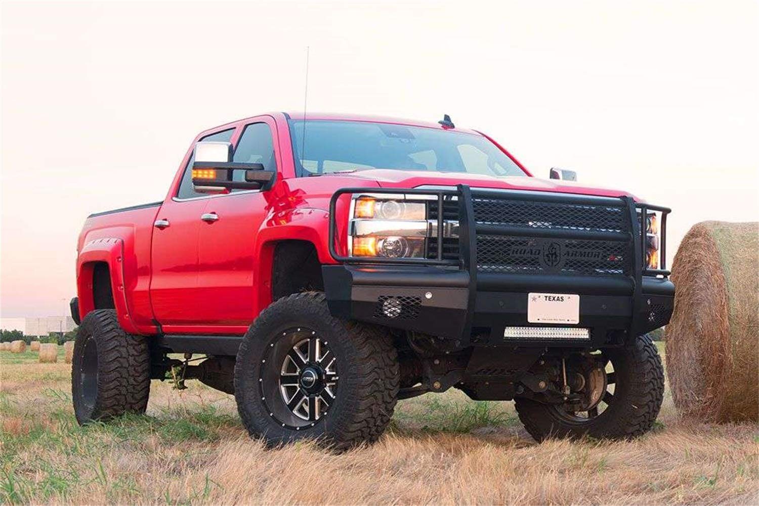2015+ Chevy Hd Road Armor Vaquero Series Bumper With Full Guard, Non-winch Insert