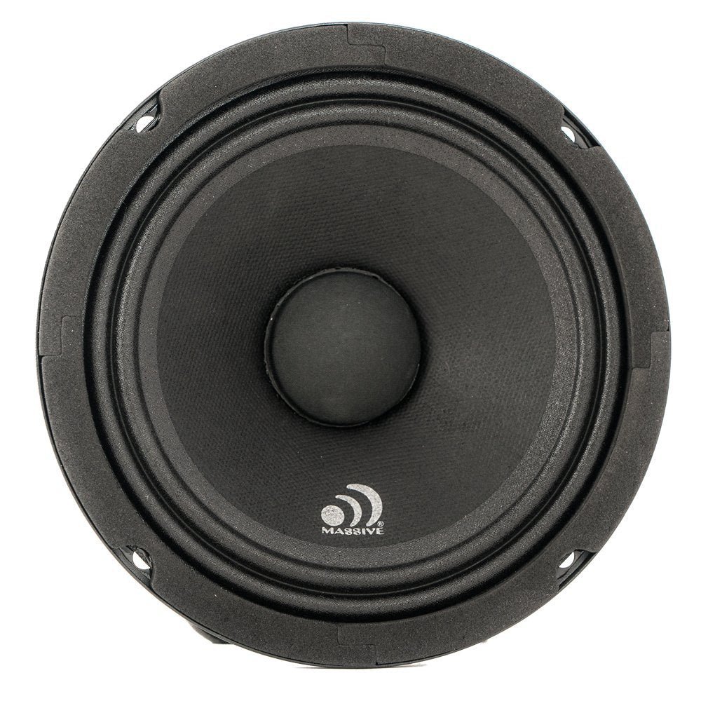6.5” Mid-Range Speaker Massive Audio MA6 | – 100 Watts RMS, 8 Ohm, High Power Pro Audio Loudspeaker for Car, Motorcycle & PA Systems – High Sensitivity, Clear Vocals & Midbass Performance