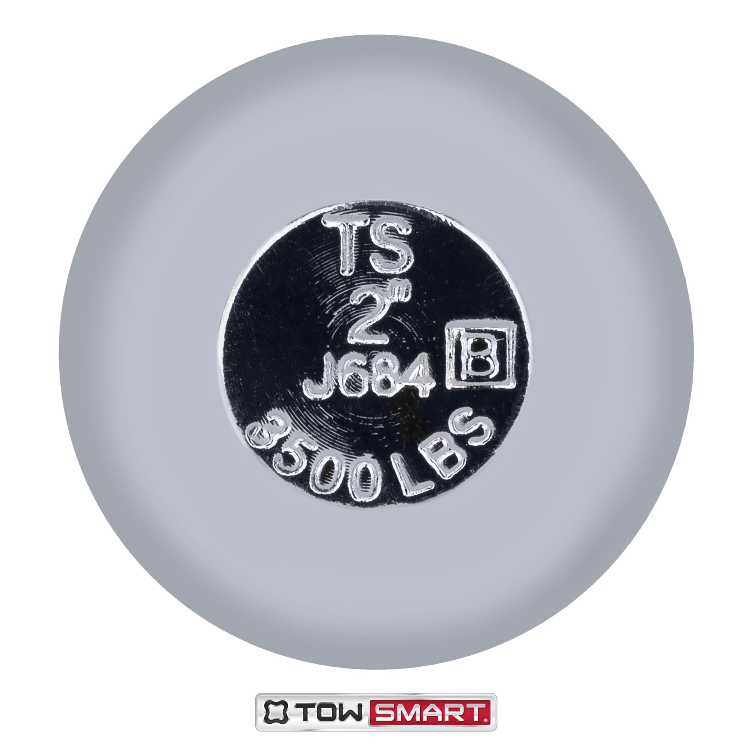Class II TOWSMART Chrome Trailer Hitch Ball, 3,500 lb., 2 in. Ball Diameter, 3/4 in. x 1-1/2 in. Shank