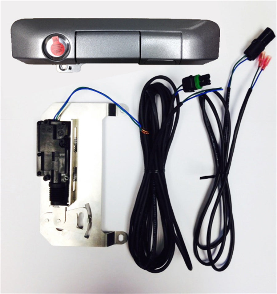 Power Tailgate Lock Pop & Lock PL85408 with Bolt Codeable Technology for Toyota Tacoma (Smart Lock Combo) Silver Sky Metallic