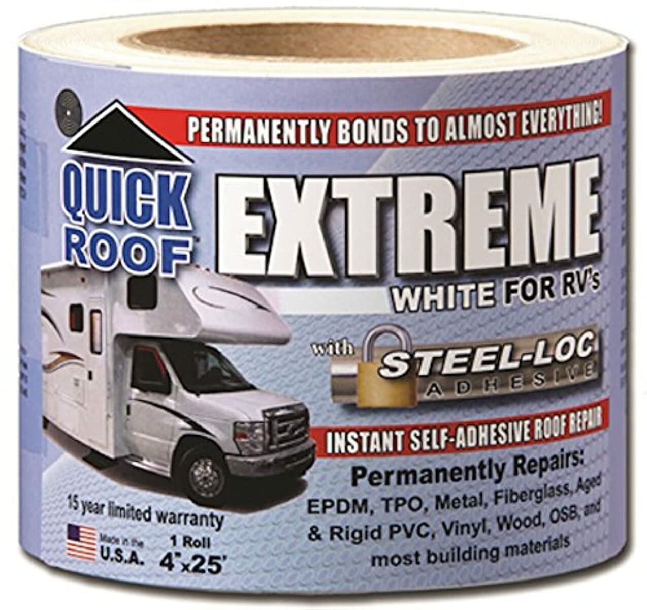 Cofair PROD Quick Roof UBE425 Extreme White 4" x 25'