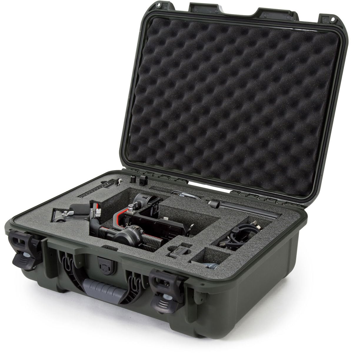 Nanuk 930 Media Series Lightweight NK-7 Resin Waterproof Hard Case with Foam Insert for Ronin-S2, Olive