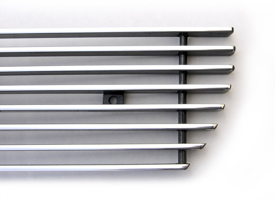 98-05 S-10 Blazer Billet Grille, Compatible with S-10 Truck (1998-2004), Polished, 2 Pc, Insert, For grilles with honeycomb Mesh style - PN #21276