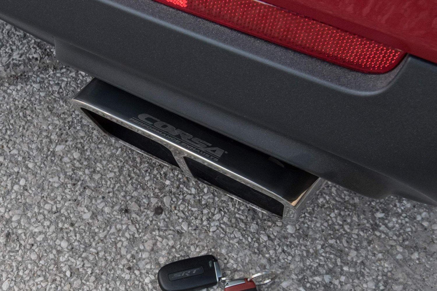 Corsa - 6.4L V8 15-19 Dodge Challenger 2.75in Dual Rear Exit Axle-Back Sport GTX2 Polished Tips (21021)