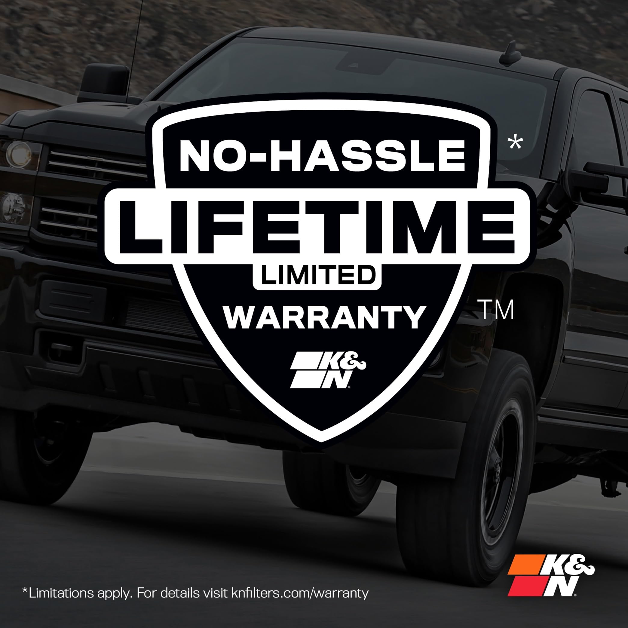 High-Flow K&N Original Lifetime Engine Air Filter: Increase Power: Premium, Washable: Compatible with 2.4L/3.2L 2019-2023 JEEP: Cherokee, 33-5089