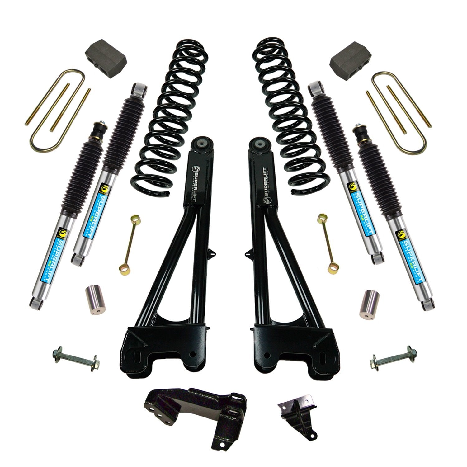 SUPERLIFT SUSPENSION RealTruck 4" Lift Kit for Ford F-250/F-350 | Complete Lift Kit with Front & Rear Bilstein 5100 Series Shocks & Replacement Radius Arms | K987B | Fits 2011-2016 Ford F-250 / F-350