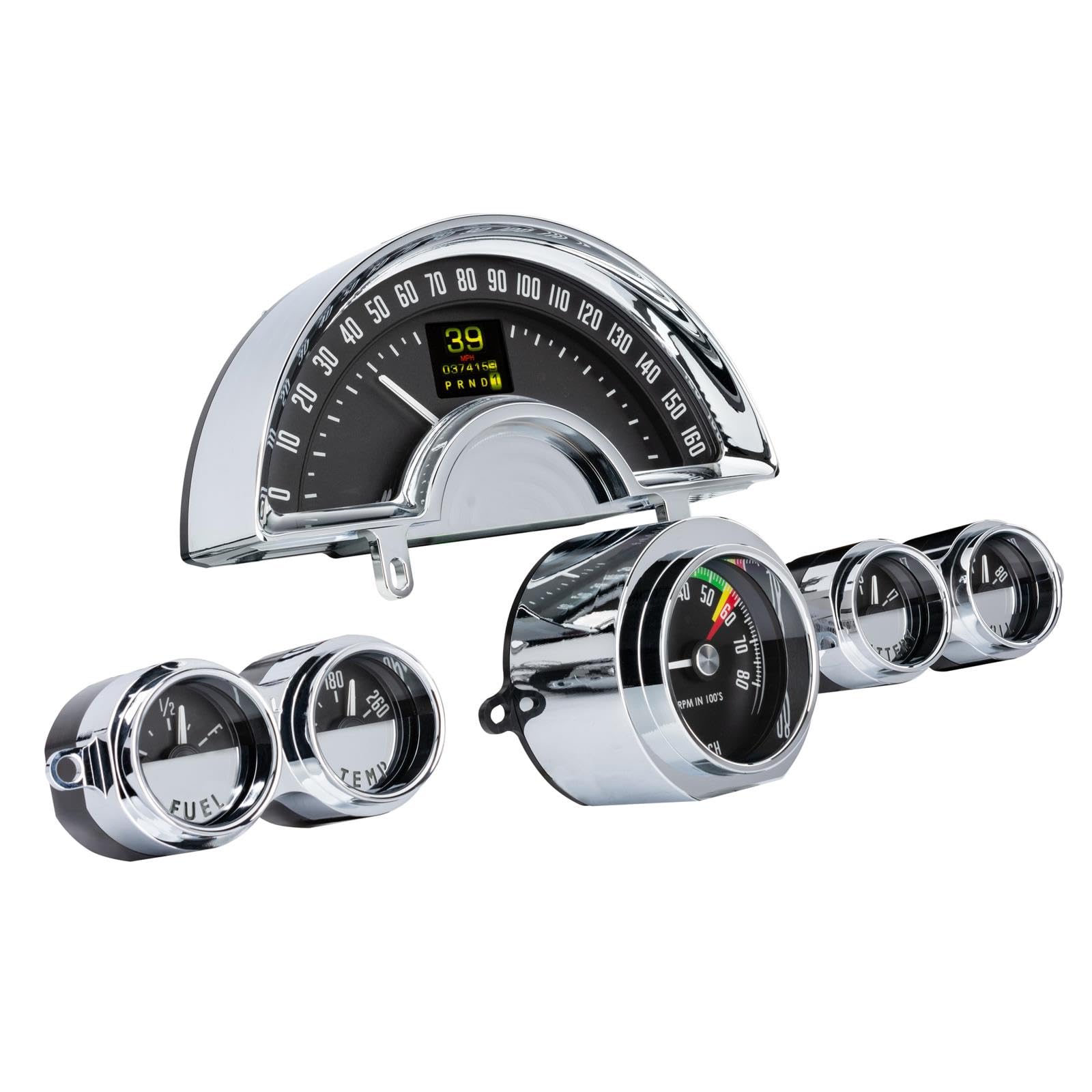 Dakota Digital Retrotech Gauge Instrument System RTX-58C-VET-X Compatible with 1958-62 Chevy Corvette