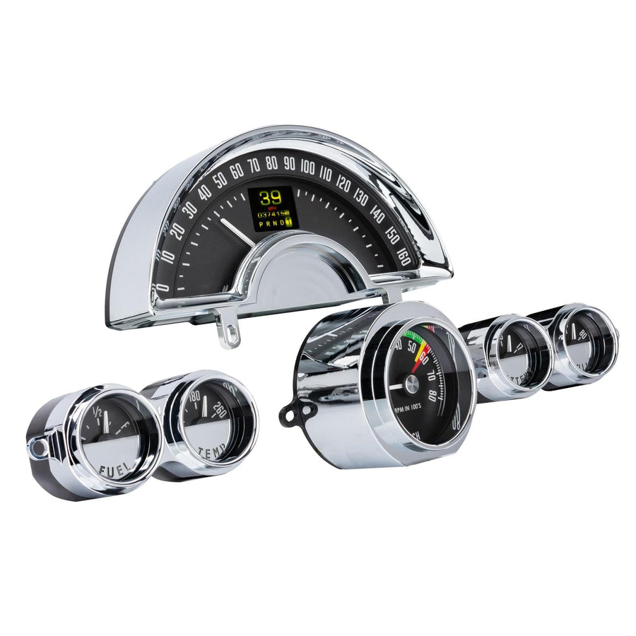 Dakota Digital Retrotech Gauge Instrument System RTX-58C-VET-X Compatible with 1958-62 Chevy Corvette