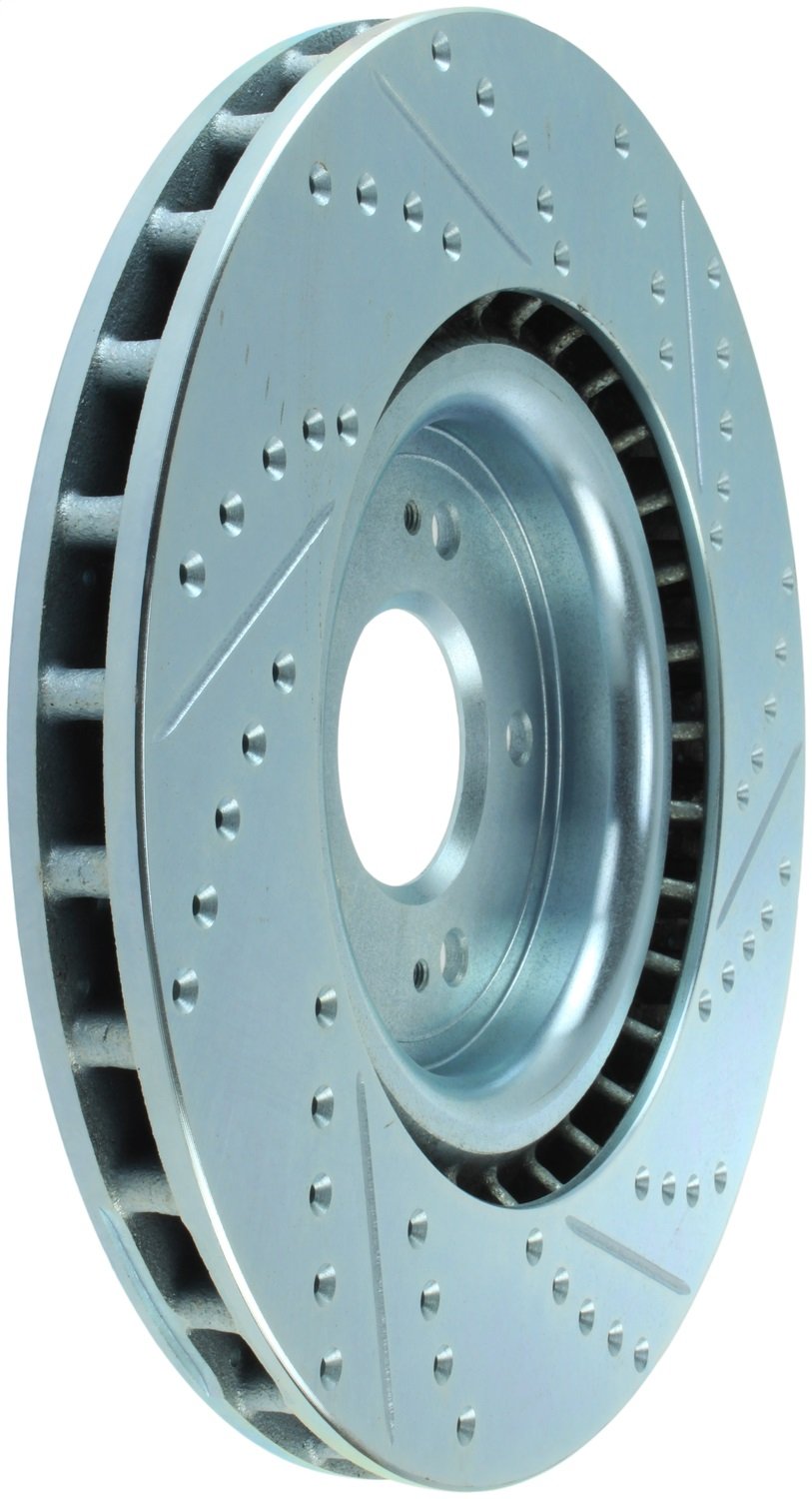 Front Right StopTech 227.46076R Select Sport Drilled and Slotted Brake Rotor