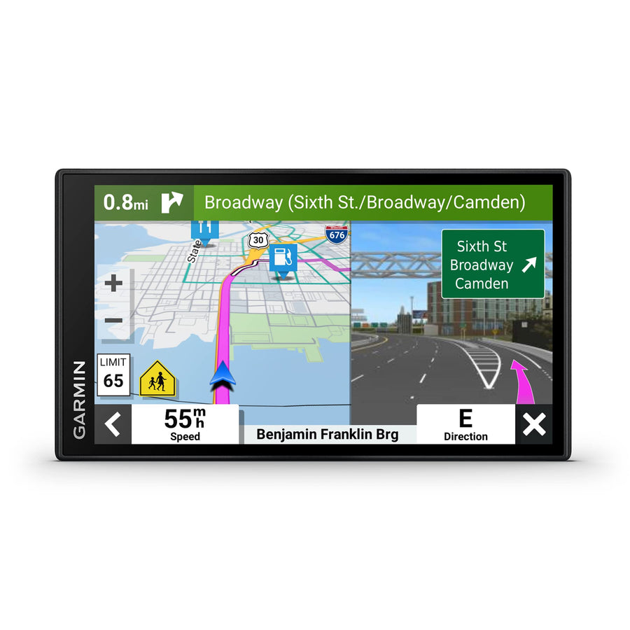6-inch Garmin DriveSmart 66 Car GPS Navigator with Bright, Crisp High-Resolution Maps and Garmin Voice Assist