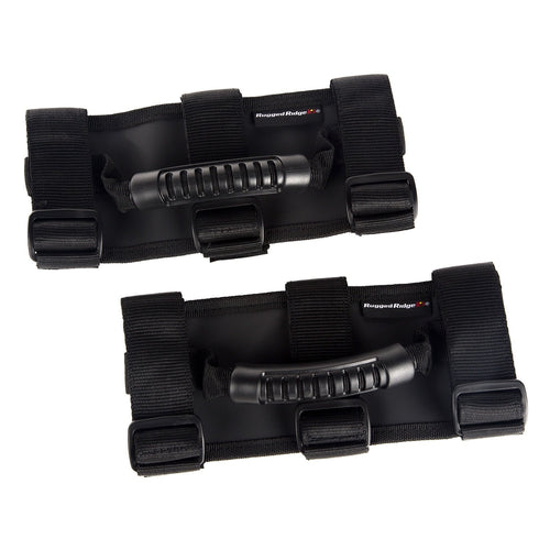 Rugged Ridge Ultimate Grab Handle Kit 13505.04, Black; 55-Current Jeep CJ/Wrangler / 20-Current Gladiator