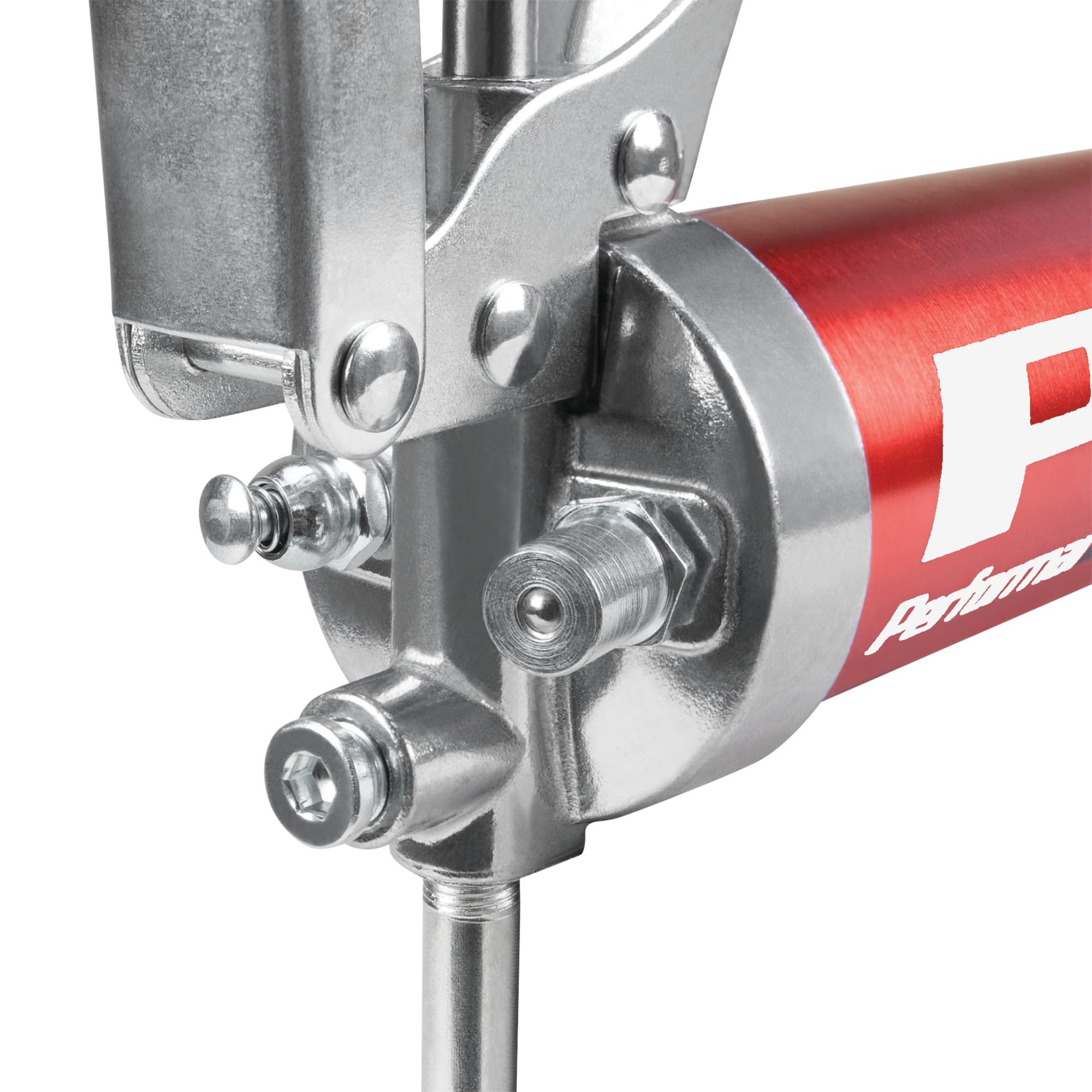 Pistol Grip Performance Tool W54291 Lightweight Grease Gun with Anodized Aluminum Barrel, T-Handle, and 4-Jaw Coupler, Accepts 14 oz Cartridges